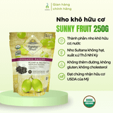 Trái cây khô (mơ/sung/mận/nho) Sunny Fruit hữu cơ túi 150g - 250g