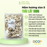 Nấm hương khô Phú Gia size S thái lát 50g - 100g