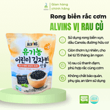 Rong biển rắc cơm hữu cơ Alvins 2 vị 21g