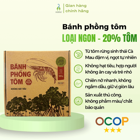 Bánh phồng tôm Con Tôm Rừng loại ngon 500gr