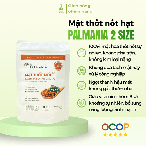 Mật thốt nốt hạt Palmania 150g, 1kg