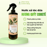 Nước xả dừa hương quýt Coboté Miracle Hair Rinse 500ml