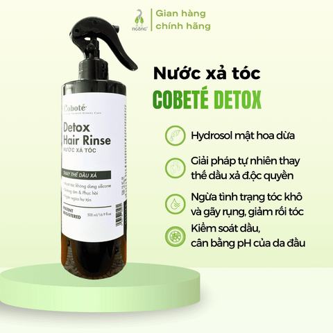 Nước xả tóc Coboté Detox Hair Rinse 500ml