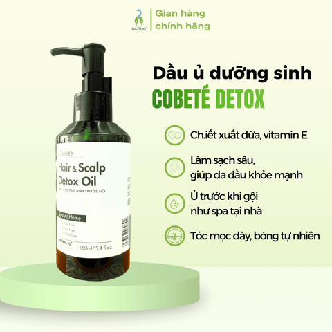 Ủ tóc Coboté Hair & Scalp Detox Oil 160ml