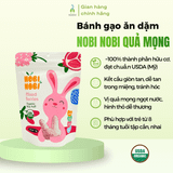 Bánh gạo ăn dặm Nobi Nobi 3 vị cho trẻ 8 tháng+ 15g