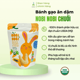 Bánh gạo ăn dặm Nobi Nobi 3 vị cho trẻ 8 tháng+ 15g