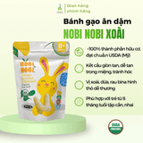 Bánh gạo ăn dặm Nobi Nobi 4 vị cho trẻ 8 tháng+ 15g