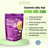 Granola siêu hạt nướng mộc Bh.nong 250g