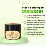 Mặt nạ hoa hồng dưỡng ẩm Karose 50g