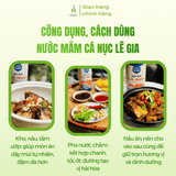 Nước mắm Lê Gia truyền thống cá nục 25(+-1)gN/l chai 525ml