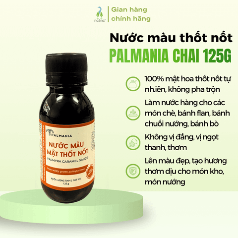 Nước màu mật thốt nốt Palmania 125g