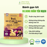 Bánh gạo lứt mầm yến mạch Bh.nong 150g