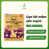 Bánh gạo lứt mầm yến mạch Bh.nong 150g