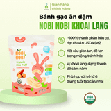 Bánh gạo ăn dặm Nobi Nobi 3 vị cho trẻ 6 tháng+ 40g