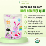 Bánh gạo ăn dặm Nobi Nobi 3 vị cho trẻ 6 tháng+ 40g