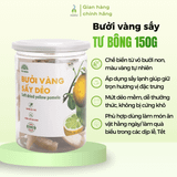 Vỏ bưởi vàng sấy dẻo Tư Bông 150g
