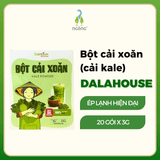 Bột cải xoăn (cải Kale) DalaHouse hộp 60g (20 gói x 3g)