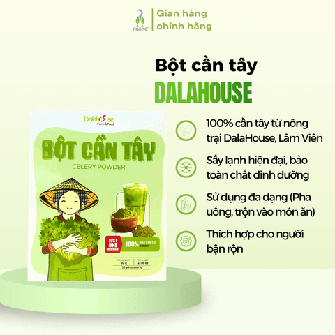 Bột cần tây DalaHouse hộp 60g (20 gói x 3g)