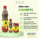 Mắm tôm Lê Gia hũ 225ml – 280ml – 650ml