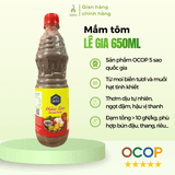 Mắm tôm Lê Gia hũ 225ml – 280ml – 650ml