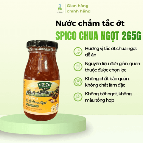 Nước chấm tắc ớt Spico 265g