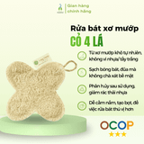 Miếng rửa chén cỏ 4 lá Làng Mướp