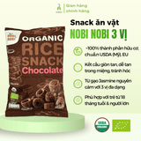 Snack ăn vặt Nobi Nobi 3 vị cho trẻ 18 tháng+ 40g