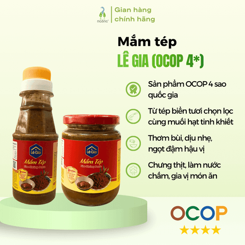 Mắm tép chưng thịt Lê Gia hũ 110ml – 280ml (OCOP 4 sao)