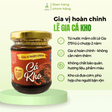 Gia vị kho cá hoàn chỉnh Lê Gia hũ thủy tinh 180g