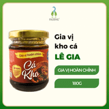 Gia vị kho cá hoàn chỉnh Lê Gia hũ thủy tinh 180g
