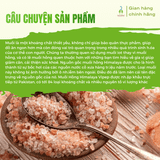 Muối hồng Himalaya Vipep nguyên hạt hũ thủy tinh 120g