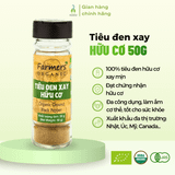 Tiêu đen xay hữu cơ Vipep 50g