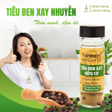 Tiêu đen xay hữu cơ Vipep 50g