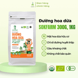 Đường mật hoa dừa Sokfarm 300g, 1kg