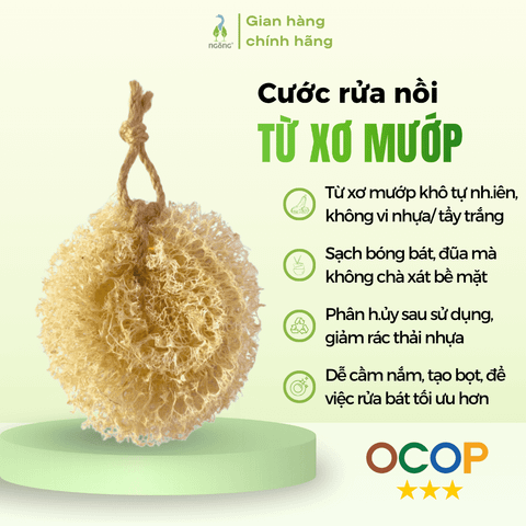 Cước rửa xoong nồi Làng Mướp
