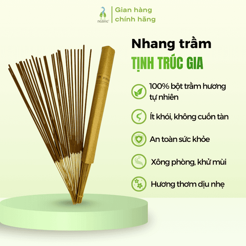 Nhang trầm Tịnh Trúc Gia 3 phân loại