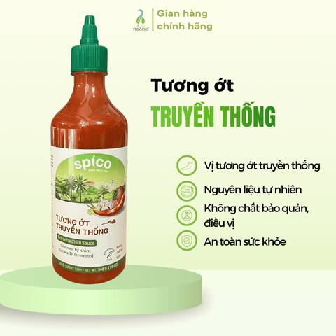 Tương ớt ngọt SPICO truyền thống vị Sriracha 290g, 540g