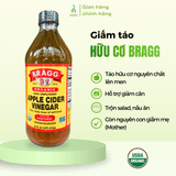 Giấm táo hữu cơ Bragg 473ml