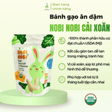 Bánh gạo ăn dặm Nobi Nobi 3 vị cho trẻ 8 tháng+ 15g