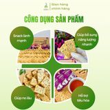 Bánh gạo lứt mầm yến mạch Bh.nong 150g