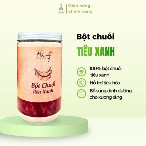 Bột chuối tiêu xanh Hằng Organic Karose 500g