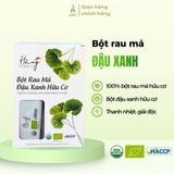 Bột rau má đậu xanh Hằng Organic Karose 200g