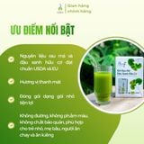 Bột rau má đậu xanh Hằng Organic Karose 200g