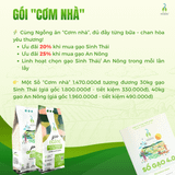Gạo Ngỗng Sinh Thái ST25 lúa tôm rươi 3kg