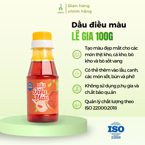 Dầu điều màu Lê Gia 100g