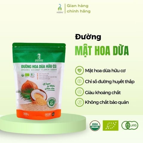 Đường mật hoa dừa Sokfarm 300g