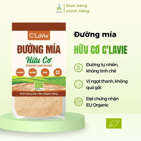 Đường mía hữu cơ C’LaVie 450g