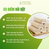 Thùng giấy vệ sinh không lõi Fudo 4 lớp 3 lốc x 10 cuộn
