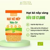 Hạt kê nếp vàng hữu cơ C’LaVie 200g