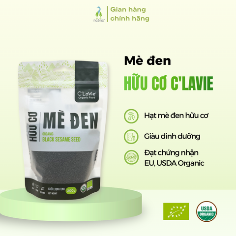 Mè đen hữu cơ C’LaVie 200g